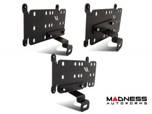 Ford Bronco Front License Plate Relocation Kit - Plastic Bumper